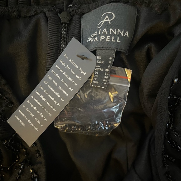 NWT | Adrianna Papell Beaded Tulle Gown!! - Picture 7 of 7